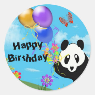 Happy Birthday Ronde Sticker
