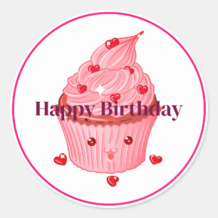 Happy Birthday Ronde Sticker