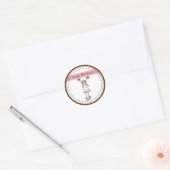 Happy Birthday Ronde Sticker (Envelop)