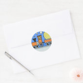 Happy Birthday Ronde Sticker (Envelop)