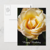 Happy Birthday Roos Briefkaart (Voorkant / Achterkant)