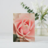 Happy Birthday Roos Briefkaart (Staand voorkant)