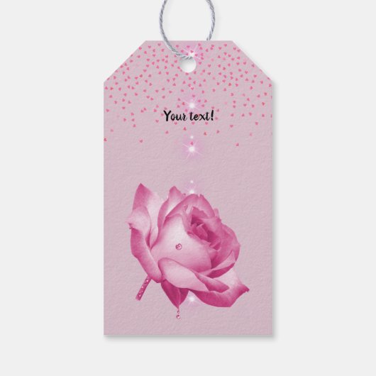 Happy Birthday Roos Gift Labels Cadeaulabel (Achterkant)