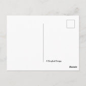 Happy Birthday  roze bloemen mooi schattig Briefkaart (Achterkant)