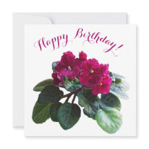 Happy Birthday  roze bloemetjes stijlvol bloemen