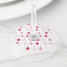 Happy Birthday roze Frosted Cake Poppen Party