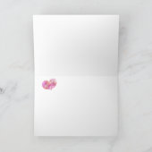 Happy Birthday - Roze Glitter en Glamor Kaart (Binnen)