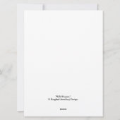 Happy Birthday  roze paarse bloemen modern Feestdagenkaart (Achterkant)