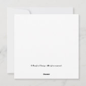 Happy Birthday  roze roos bloemenboho classy Feestdagenkaart (Achterkant)