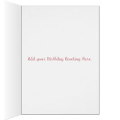 Happy Birthday roze witte legante Cake (Binnen (Rechts))