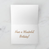 Happy Birthday  Rozen en vlinder Bedankkaart (Binnen)