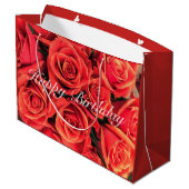 Happy Birthday Rozen Gift Bag Large Cadeautasje (Achterkant Gekanteld)