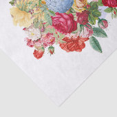 Happy Birthday Rozen in een Tea Cup Tissuepapier (Detail)