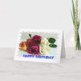 Happy Birthday Rozen Kaart