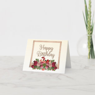 Happy Birthday Rozen, Lily van de Valley Bedankkaart