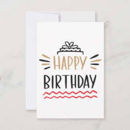 Happy Birthday RSVP Kaartje