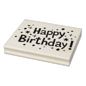 Happy Birthday Rubber Stamp Rubberstempel (Stempel)