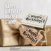 Happy Birthday Rubber Stamp Rubberstempel