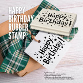 Happy Birthday Rubber Stamp Rubberstempel