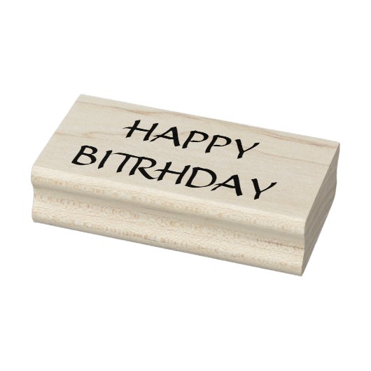 Happy Birthday Rubber stempel (Stempel)
