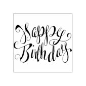 Happy Birthday Rubberstempel (Afrduk)