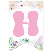 Happy Birthday Safari Party Dieren Wild One Vlaggetjes (Tweede vlag)