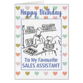Happy Birthday Sales Assistant (Voorkant)