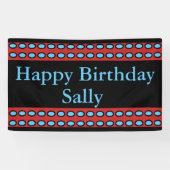 "Happy Birthday Sally Custom Spandoek (Horizontaal)