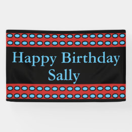 "Happy Birthday Sally Custom Spandoek