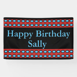 "Happy Birthday Sally Custom Spandoek