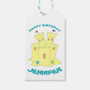 Happy Birthday Sandcastle Sand Castle Beach Party Cadeaulabel