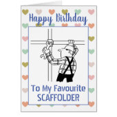 Happy Birthday Scaffolder (Voorkant)