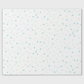 HAPPY BIRTHDAY schattige baby bord blue boy sprink Cadeaupapier (Vlak)