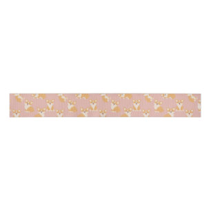Happy Birthday Schattige Corgi Pattern voor Honden Grosgrain Lint