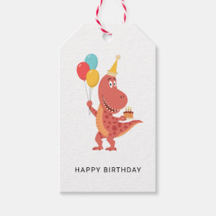 Happy Birthday Schattige Dinosaur Cake Balloon Par Cadeaulabel