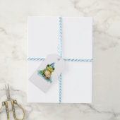 Happy Birthday Schattige frog Cadeaulabel (Met Touw)