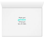 Happy Birthday Schattige Pet Labrador Dog Country (Binenzijde Horizontaal (Onderkant))