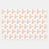 Happy Birthday Schattigee geesten Inpakpapier Vel (Voorkant)