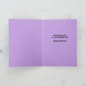 Happy Birthday Schattigee Happy Stack van Cupcakes Feestdagen Kaart (Binnen)