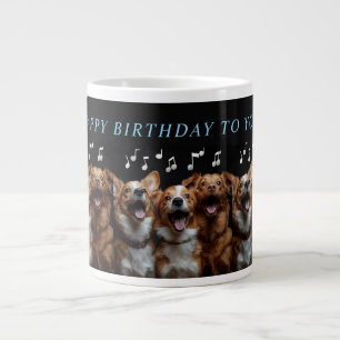 Happy Birthday Schattigee zanghonden Grote Koffiekop