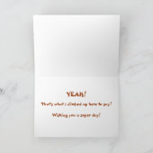 Happy Birthday, Schildpad op Rock Kaart (Binnen)