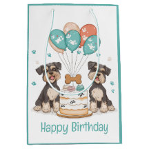 Happy Birthday Schnauzer Dogs