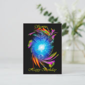 Happy Birthday Scorpio Briefkaart (Staand voorkant)
