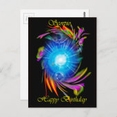 Happy Birthday Scorpio Briefkaart (Voorkant / Achterkant)