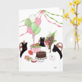 Happy Birthday Scotties Dogs Card van Bihrle Kaart (Gele Bloem)
