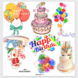 Happy Birthday Scrapbooking Stickers