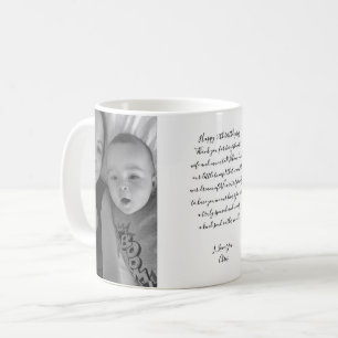 Happy Birthday Script Foto Baby Mum Birthday Gift Koffiemok
