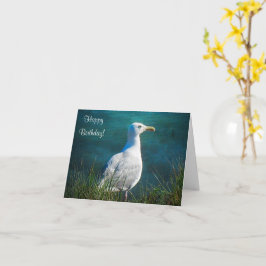 Happy Birthday Seagull Kaart