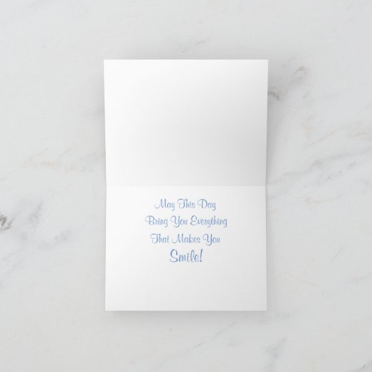 Happy Birthday Seagull Kaart (Binnen)