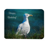 Happy Birthday Seagull Magnet Magneet (Horizontaal)